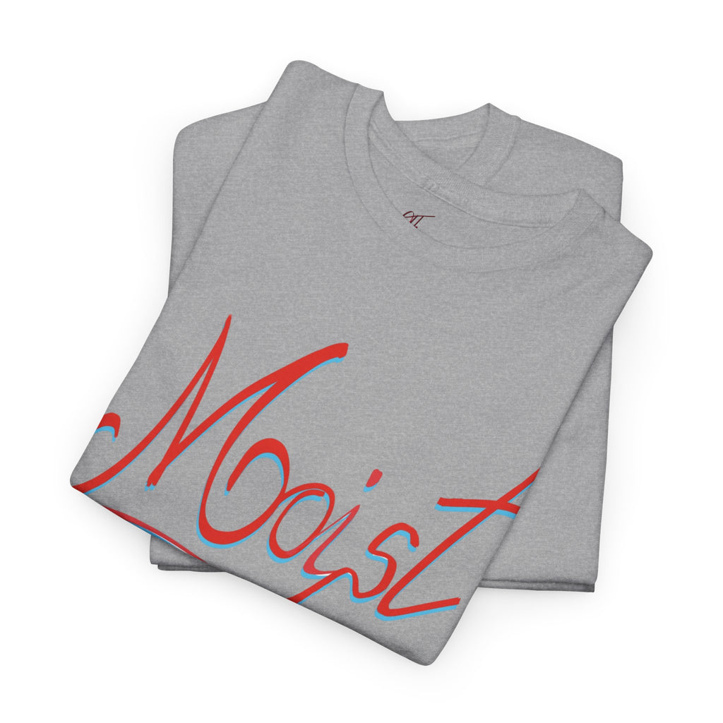 Moist Script T-Shirt — Playful Retro Typography Tee