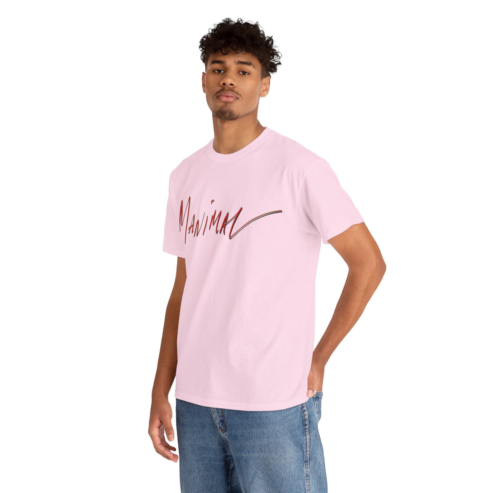 Written by Hand ‘Manimal’, Bold Funny Assertive Charactisation Unisex Tee Shirt | Unisex Cotton T-Shirt | Humorous, Semi-Formal Adult, Everyday T-shirt Gift | Simple Graphic 100% Cotton Eco-Friendly...