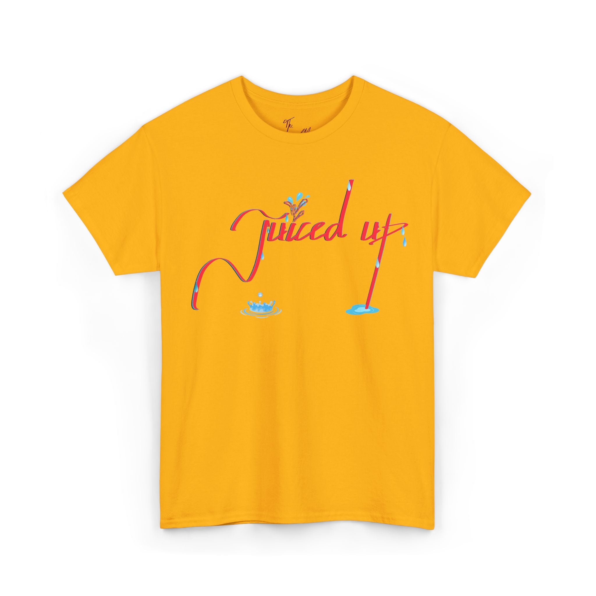 Hand-Written, Funny, Assertive 'Juiced Up' Unisex Tee, Bold Casual Everyday Shirt, Semi-Formal Adult Tshirt, 100% Cotton Eco-Friendly Top, Versatile Tee