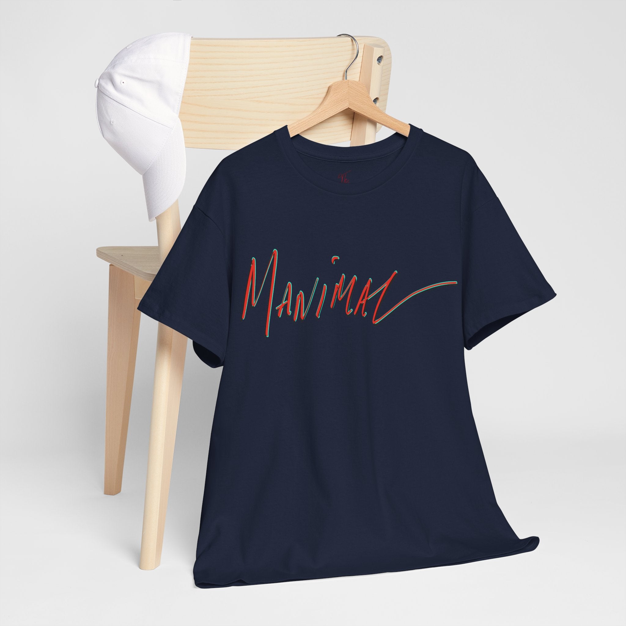 Written by Hand ‘Manimal’, Bold Funny Assertive Charactisation Unisex Tee Shirt | Unisex Cotton T-Shirt | Humorous, Semi-Formal Adult, Everyday T-shirt Gift | Simple Graphic 100% Cotton Eco-Friendly...