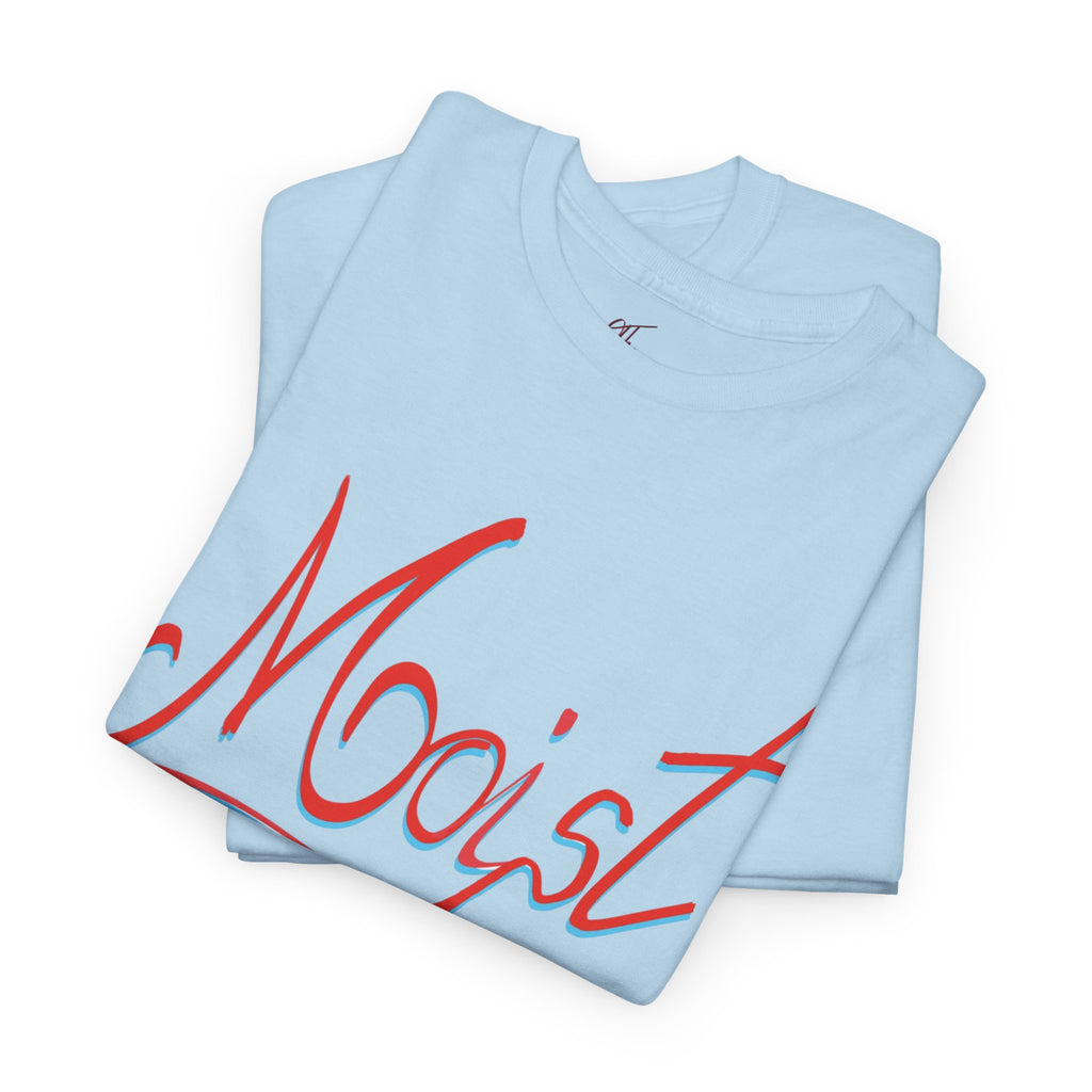 Moist Script T-Shirt — Playful Retro Typography Tee