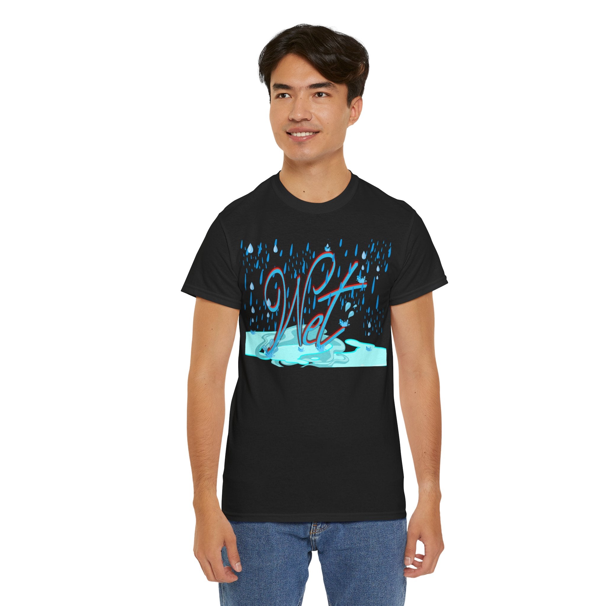 Wet Shirt | Bold Funny Assertion Tee | Unisex Cotton T-Shirt | Humorous Gift | Simple Graphic