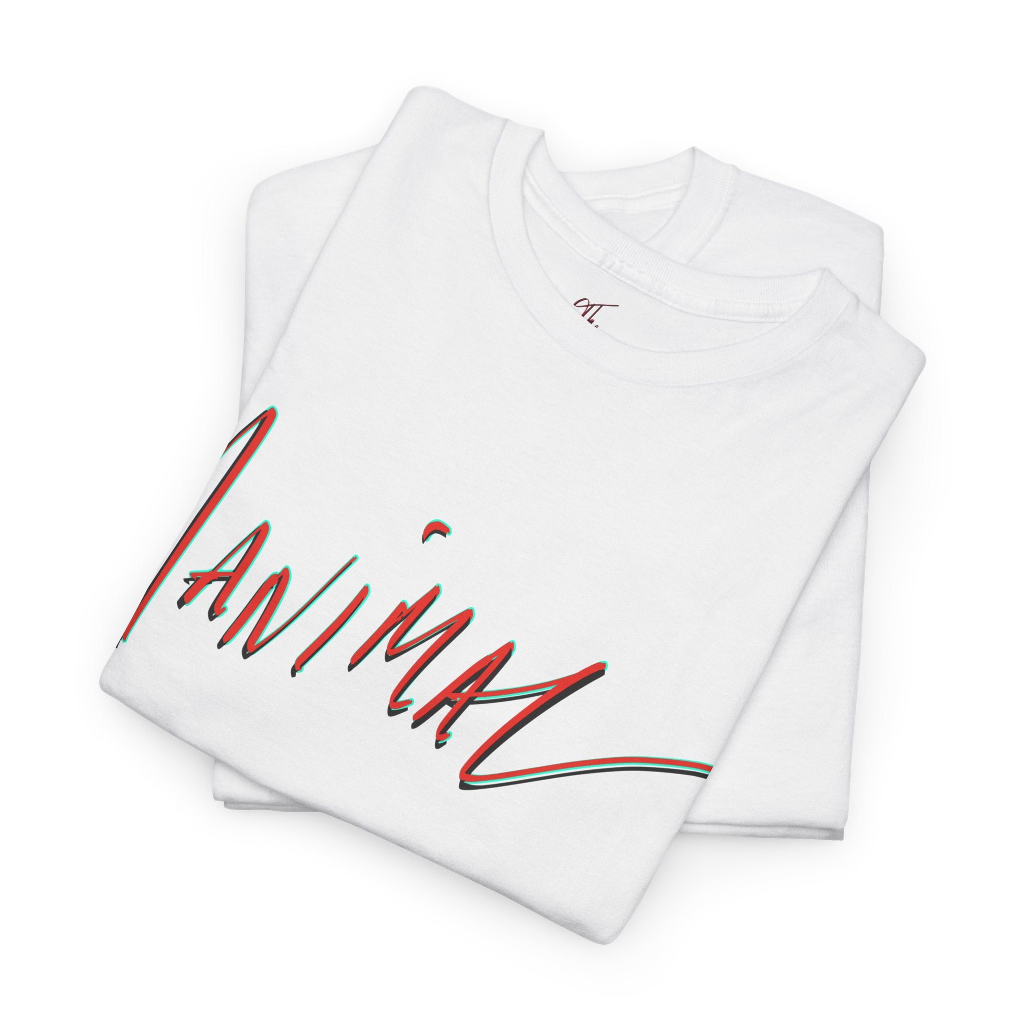 Written by Hand ‘Manimal’, Bold Funny Assertive Charactisation Unisex Tee Shirt | Unisex Cotton T-Shirt | Humorous, Semi-Formal Adult, Everyday T-shirt Gift | Simple Graphic 100% Cotton Eco-Friendly...