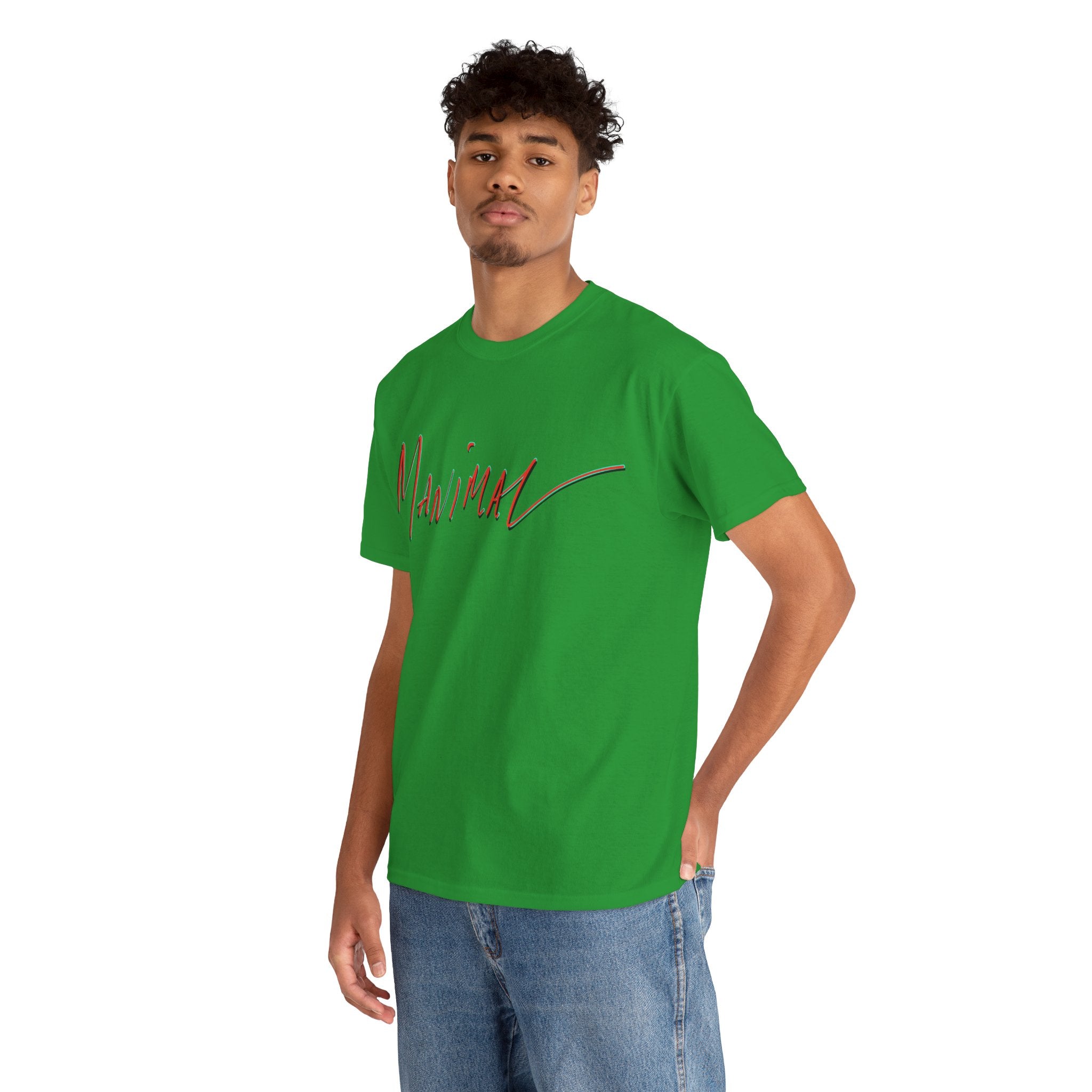 Written by Hand ‘Manimal’, Bold Funny Assertive Charactisation Unisex Tee Shirt | Unisex Cotton T-Shirt | Humorous, Semi-Formal Adult, Everyday T-shirt Gift | Simple Graphic 100% Cotton Eco-Friendly...