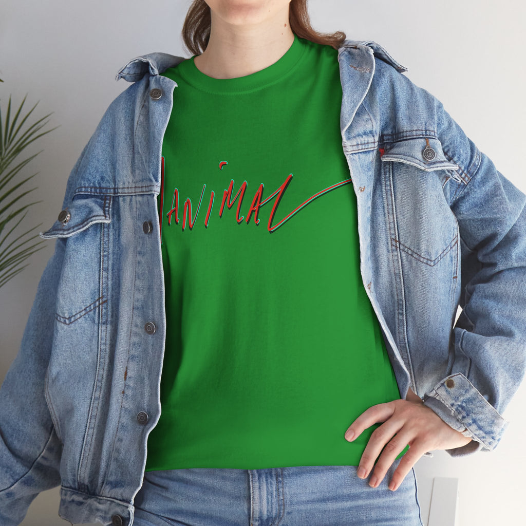 Written by Hand ‘Manimal’, Bold Funny Assertive Charactisation Unisex Tee Shirt | Unisex Cotton T-Shirt | Humorous, Semi-Formal Adult, Everyday T-shirt Gift | Simple Graphic 100% Cotton Eco-Friendly...