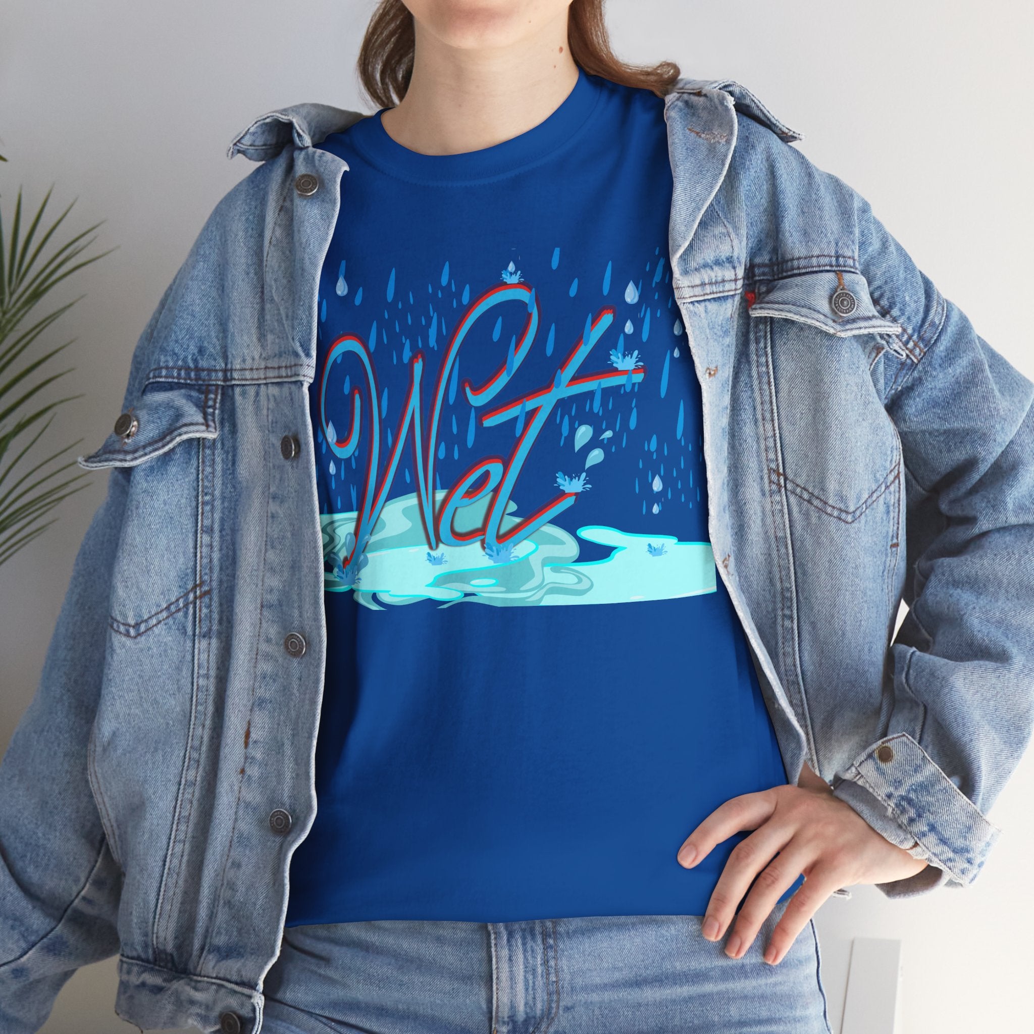 Wet Shirt | Bold Funny Assertion Tee | Unisex Cotton T-Shirt | Humorous Gift | Simple Graphic