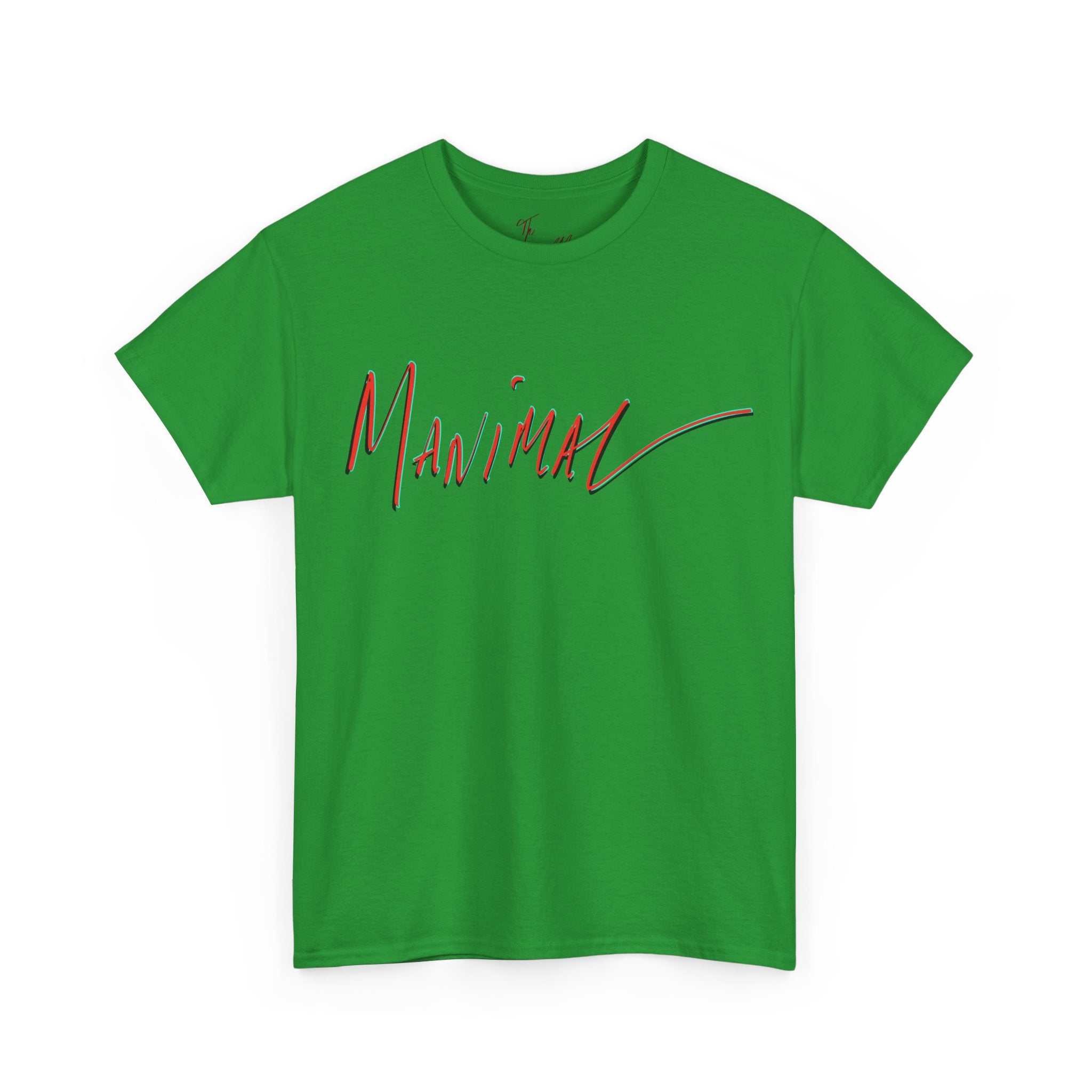Written by Hand ‘Manimal’, Bold Funny Assertive Charactisation Unisex Tee Shirt | Unisex Cotton T-Shirt | Humorous, Semi-Formal Adult, Everyday T-shirt Gift | Simple Graphic 100% Cotton Eco-Friendly...