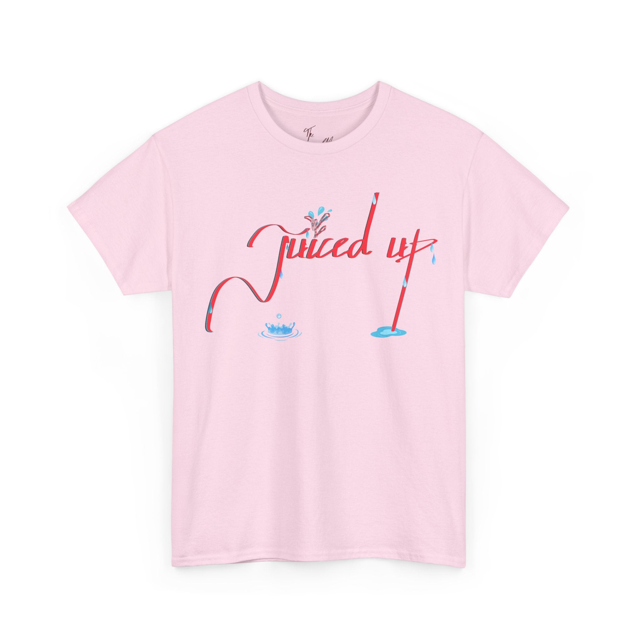 Hand-Written, Funny, Assertive 'Juiced Up' Unisex Tee, Bold Casual Everyday Shirt, Semi-Formal Adult Tshirt, 100% Cotton Eco-Friendly Top, Versatile Tee